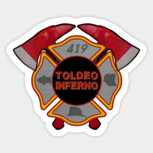 The Toledo Inferno Sticker